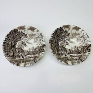 Johnson Brothers Stoke-On-Trent England‎ Cotswold Brown Ironstone 6" Bowl EUC